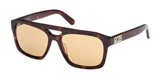 GCDS GD0058 52J Mens Sunglasses Tortoiseshell Size 56