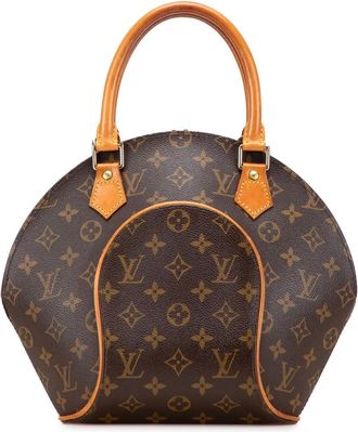 Louis Vuitton Borsa a mano Ellipse PM con monogramma 2000 - Marrone