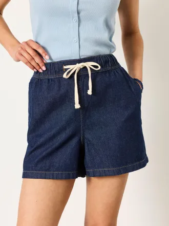 Fat Face FatFace Cosby Dark Wash Denim Shorts