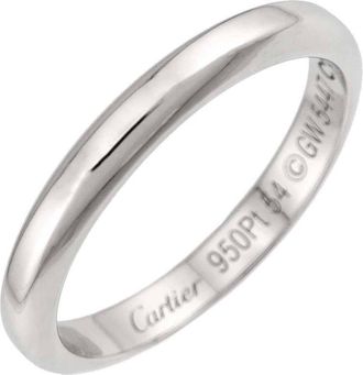 Cartier Platinum 950 Band Ring (Pre-Owned)