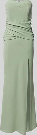 Sistaglam Abendkleid mit Herz-Ausschnitt Modell ANIA in Gruen, Gr&ouml;&szlig;e 34
