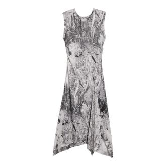 Desigual Vest Catty - Dames - Casual kleedjes - Veelkleurig - XL - Polyester - Kleedjes