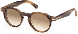 Tom Ford Thomas-02 Ft1358 55F - Heren - Accessoires - Bruin - Maat: 49 MM