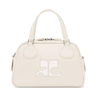 Courr&egrave;ges Handbags, female, Beige, Size: ONE SIZE Womens Bags Handbag Grey Ss24