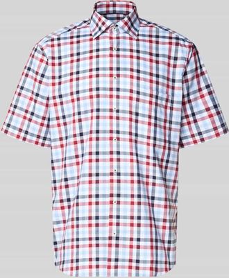 Eterna Comfort Fit Business-Hemd mit Kentkragen in Rot, Gr&ouml;&szlig;e 40