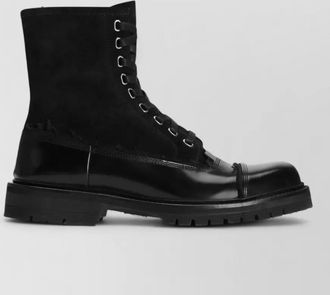Dolce & Gabbana leather lace-up ankle boots