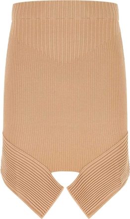 ADĀMO Andrea Adamo Skin Pink Stretch Viscose Blend Skirt