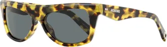 Jacquemus Unisex Rectagular Pina Sunglasses JAC58S 002 Tortoise 55mm