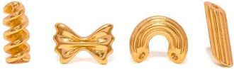 Girls Crew Al Dente Pasta Set of 4 Stud Earrings in Gold at Nordstrom