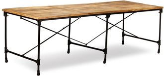 Nova Mesa De Comedor De Madera Maciza De Mango 240 Cm
