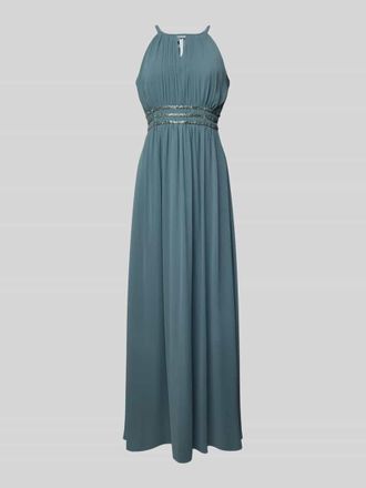 Jake*s Tailliertes Abendkleid mit Schl&uuml;sselloch-Ausschnitt in Bottle, Gr&ouml;&szlig;e 34