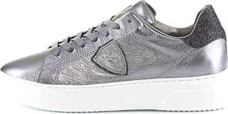 Philippe Model Sneakers - Dames - Sneakers - Grijs - 37 EU - Denim - Schoenen