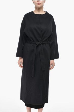 Super Blond Pure Cashmere Coat With Belt size 38