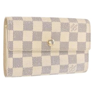 Louis Vuitton Pre-owned Wallets, female, White, Size: ONE SIZE Pre-owned Canvas Wallet