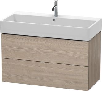 Duravit Duravit L-cube Mueble De Pared, 2 Cajones, 98,4 X 45,9 Cm, Para Vero Air 235010, Color: Decoraci&oacute;n Pino Plata - Lc627803131
