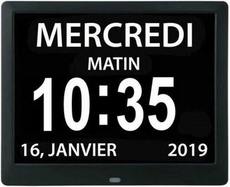 OEM Reloj Digital De Calendario De 7 Pulgadas De Una Sola Pieza Con Fecha Y Hora, Reloj Para Padres Con Alzheimer, Recordatorio De Medicamentos Para Abuel