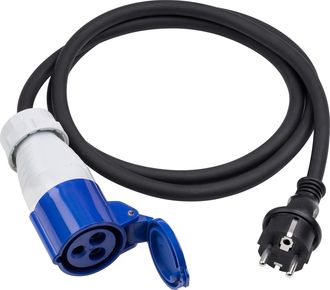 OEM Cable Adaptateur Cee - 1 5 M - H07rn F3g - 2 5 Mm2 - 16 A - Ip44 - Para Caravanas Y Barcos