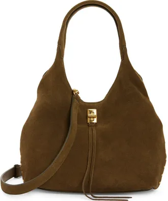 Rebecca Minkoff Darren Suede Carrysome Bag in Jungle at Nordstrom