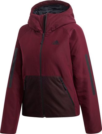 adidas (WMNS) adidas Back-To-Sport Jacket Asia Sizing Burgundy DZ1516