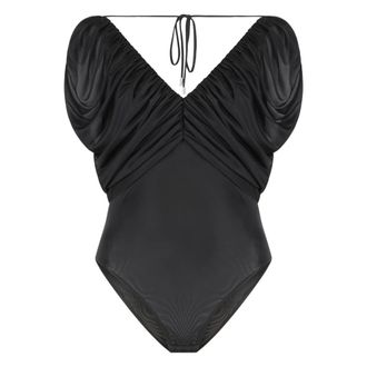 Pinko Body, female, Black, Size: XS Beccafico nylon bodysuit