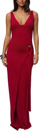 JLUXLABEL Divine State Maxi Dress in Red at Nordstrom, Size X-Large