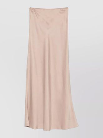 Fabiana Filippi high waist satin skirt floor length