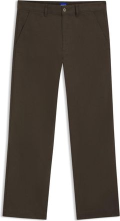 HUGO BOSS Regular-fit trousers in stretch-cotton canvas