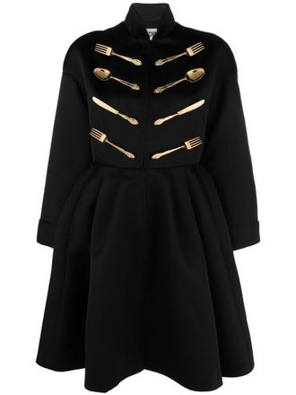 Moschino Flared jurk - Zwart