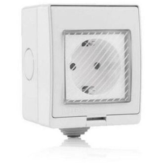 Trade Shop Trade Shop - Presa Spina Shuko Esterno Wifi Smart Home Amazon Alexa Google Home V-tac Vt-5001