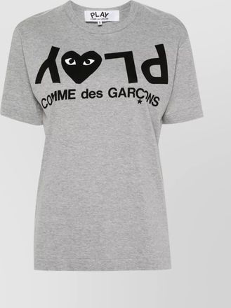Comme Des Gar&ccedil;ons cotton logo print t-shirt
