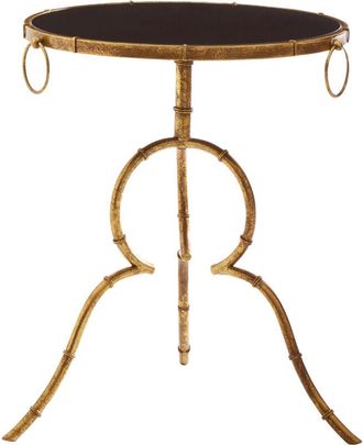 Premier Housewares Interiors by Premier Sleek Black Tempered Glass Top Accent Table, Elegant Side Table By Couch, Durable And Versatile Lounge Table