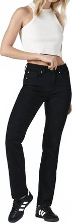 Mavi Maria Slit High Rise Flare Jeans In La Blue
