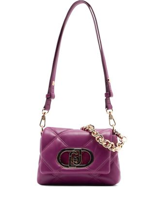 Liu Jo Borsa a spalla LaPuffy con monogramma - Viola