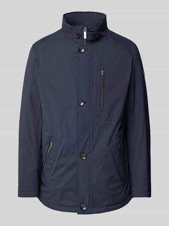 Bugatti Jacke mit Stehkragen Modell NOS in Marine, Gr&ouml;&szlig;e 54