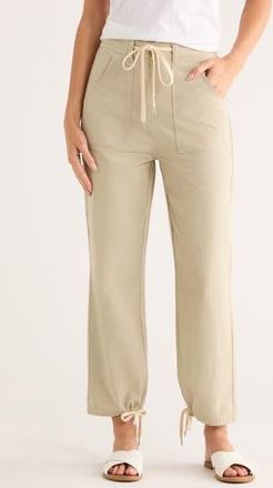 The Range Shoelace Straight Leg Ankle Pants in Sage at Nordstrom Rack, Size X-Small