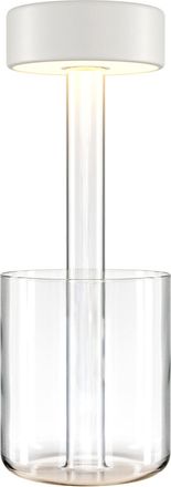 Maytoni Tragbare Led Batterie-Tischlampe Al Collaboration, Weiss/Transparent