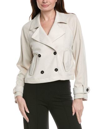 Alberta Ferretti Philosophy Double Breasted Moto Jacket