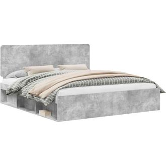 vidaXL Bed Frame with Headboard Concerte 180 x 200 cm Solid Pine Wood vidaXL