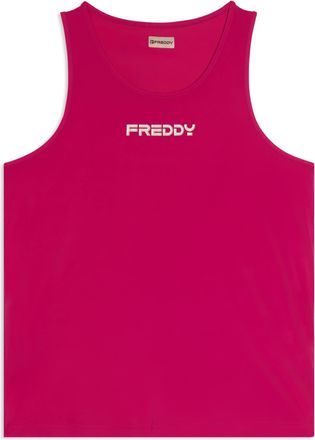 Freddy Canotta regular in tessuto quick dry con retro vogatore