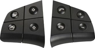 OEM Reemplazo Del Bot&oacute;n De Control Del Volante Para Mercedes Benz W164 W245 W251 Ml Gl Br Class, Negro, 4 Botones