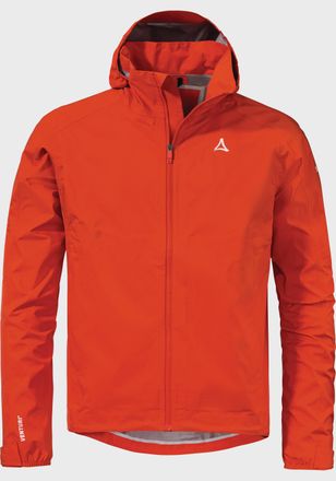 Sch&ouml;ffel Outdoorjacke SCH&Ouml;FFEL 2.5L Jacket Tarvis M, Herren, Gr. 48, orange (5480, orange), Oberstoff: 100% Polyester, regular fit, hoch geschlossener Ausschni