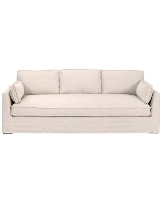 Essentials For Living Thea Outdoor 90In Taper Arm Slipcover Sofa