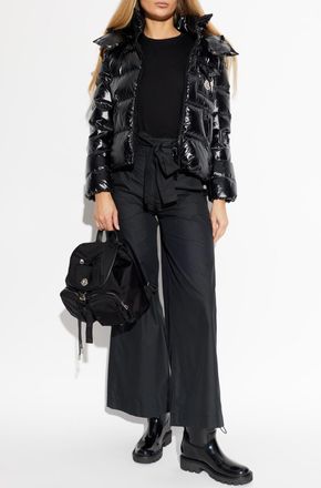 Moncler T-shirt With Logo, Womens, Black