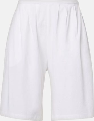 Khaite Poppy cotton Bermuda shorts