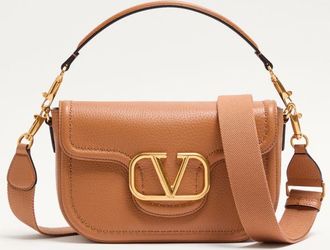 Valentino Garavani Valentino Garavani Alltime Grainy Calfskin Shoulder Bag Wo