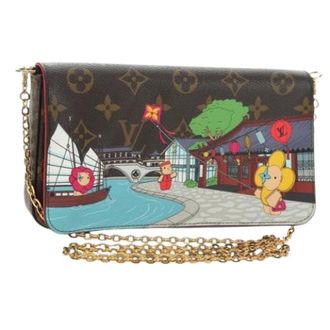 Louis Vuitton Pre-owned Cross Body Bags, female, Brown, Size: ONE SIZE Pre-owned Vintage Monogram Crossbody Bag