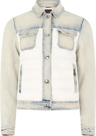 Moorer Petunia Denim Jacket - Dames - Spijkerjassen - Blauw - XS - Denim - Jassen