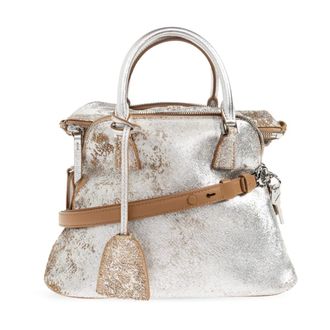 Maison Margiela Handbags, unisex, Gray, Size: ONE SIZE 5AC Soft Mini Handbag