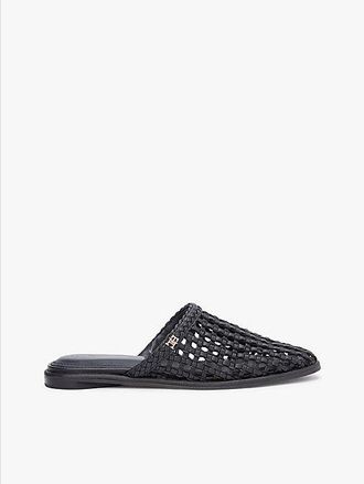 Tommy Hilfiger Woven Flat Mules