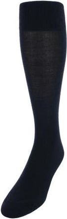 Trafalgar Store Sutton Over The Calf Fine Merino Wool Socks in Black at Nordstrom